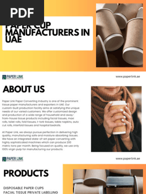 Paper Cup Manufacturers in UAE