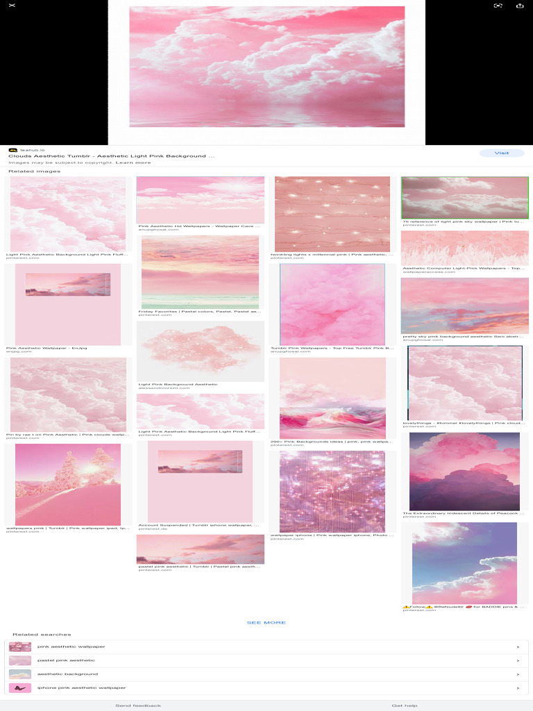 Aesthetic Light Pink Background - Google Search | PDF | Mobile ...