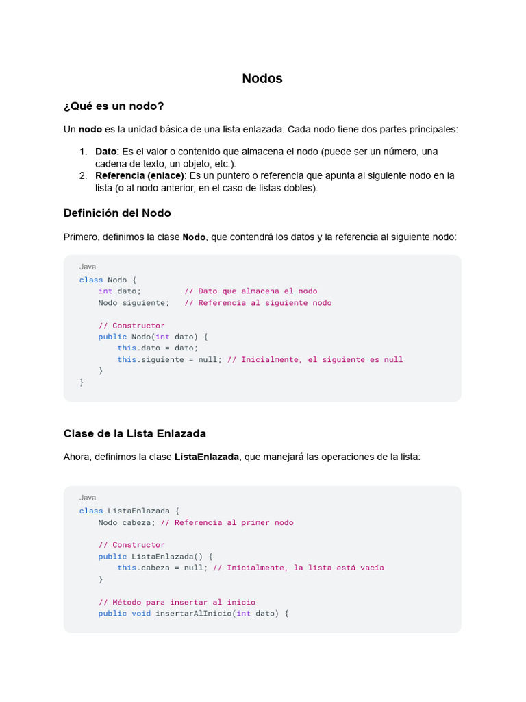 Nodos - Algoritmos y Patrones de Diseño | PDF | Desarrollo de software ...