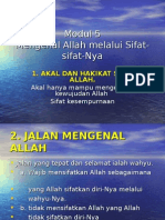 Bab 5 - Mengenal Allah Melalui SIfat-Sifatnya