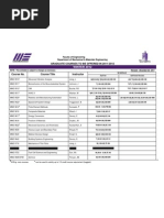 MME Graduate Timetable Winter 2012