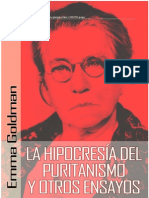 Emma Goldman - La Hipocrecía Del Puritanismo y Otros Ensayos