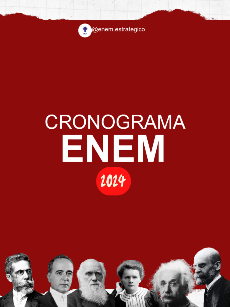 Cronograma de Estudos ENEM 2024 | PDF | Química | Física