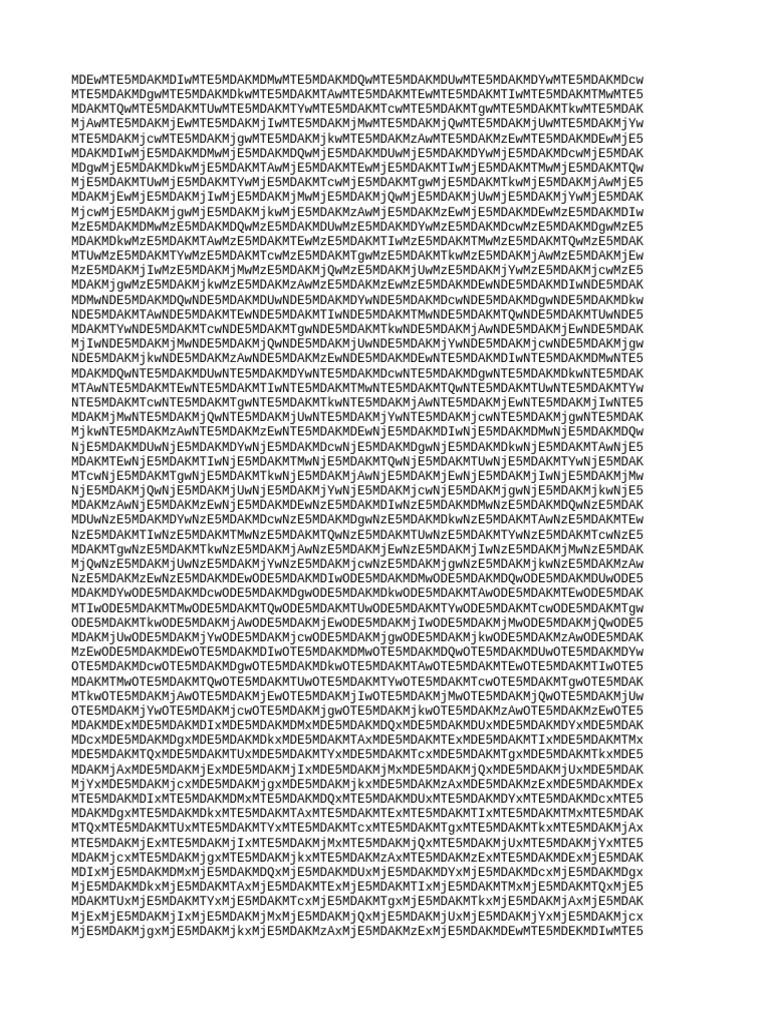Base64 Encoded Data Sequence | PDF