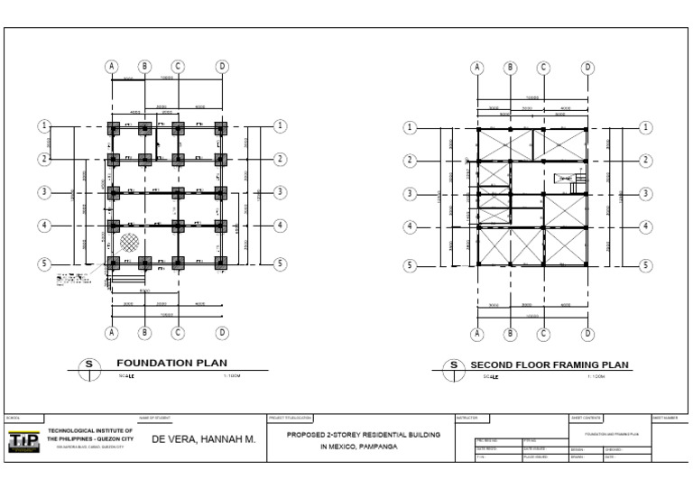 Second Floor Framing Plan Overview | PDF
