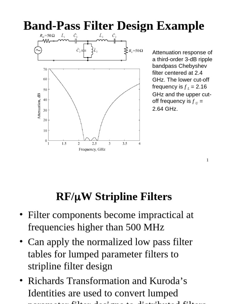 6.2 Filters BPF | PDF | Electronic Filter | Computer Engineering