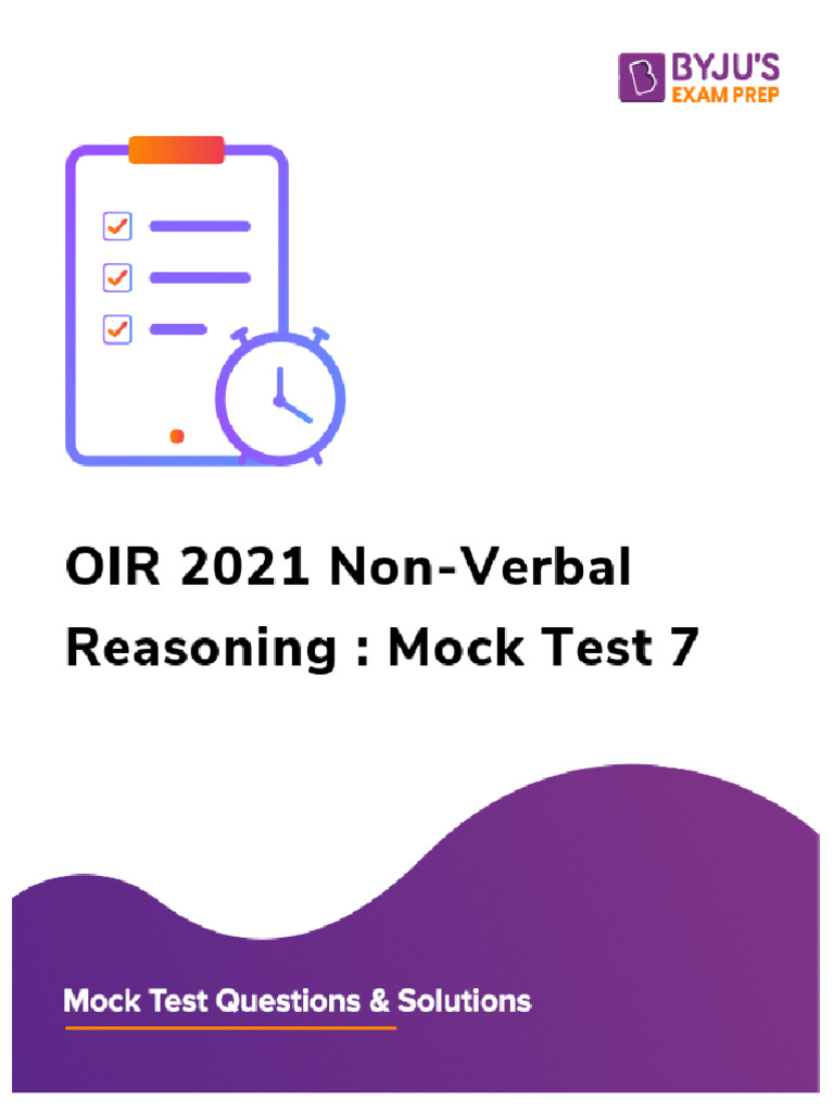 Dice and Figure Analysis Mock Test | PDF | Dice | Shape