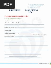 Tài liệu TATC Achievers Grade 9