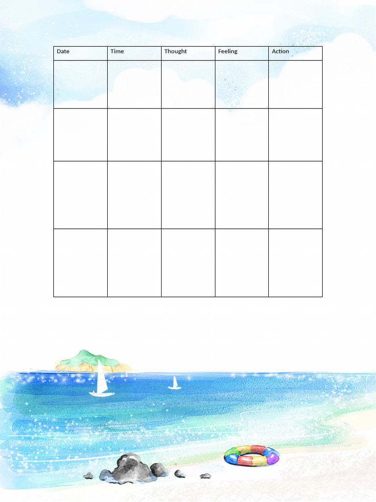 Daily Journal Template PDF