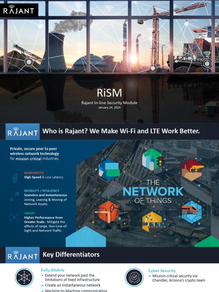 Rajant In-line Security Module Overview | PDF | Computer Network | Key ...