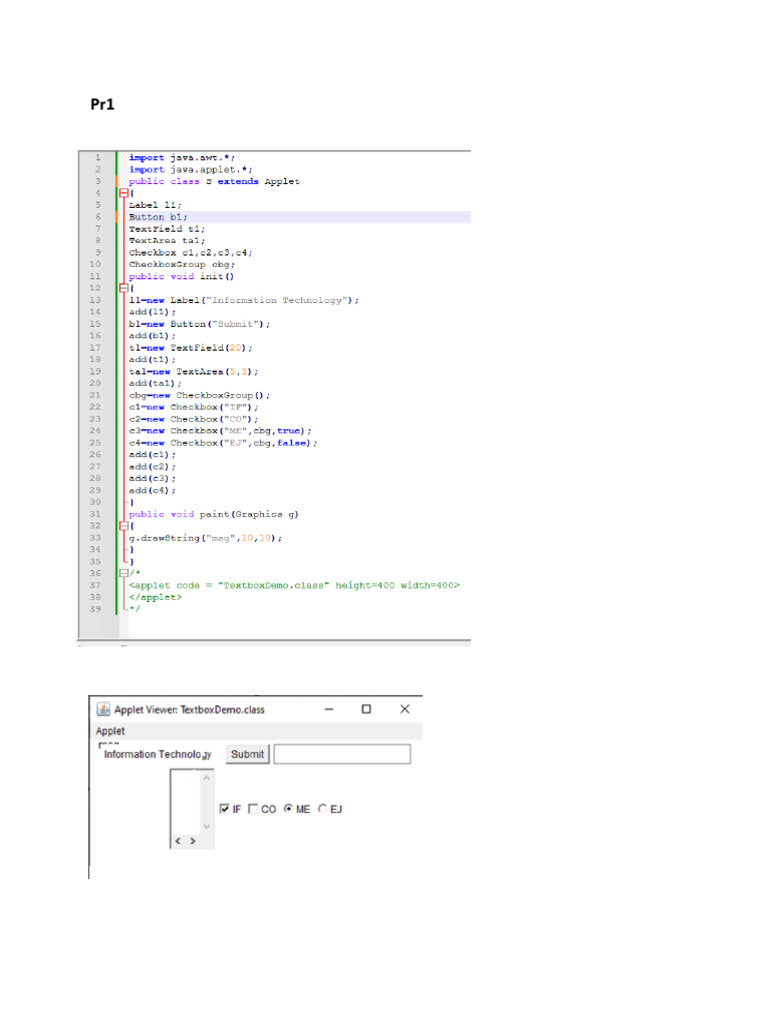 Java 1 To 5 | PDF