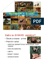 22 Sisavci - Uvod I Značajke