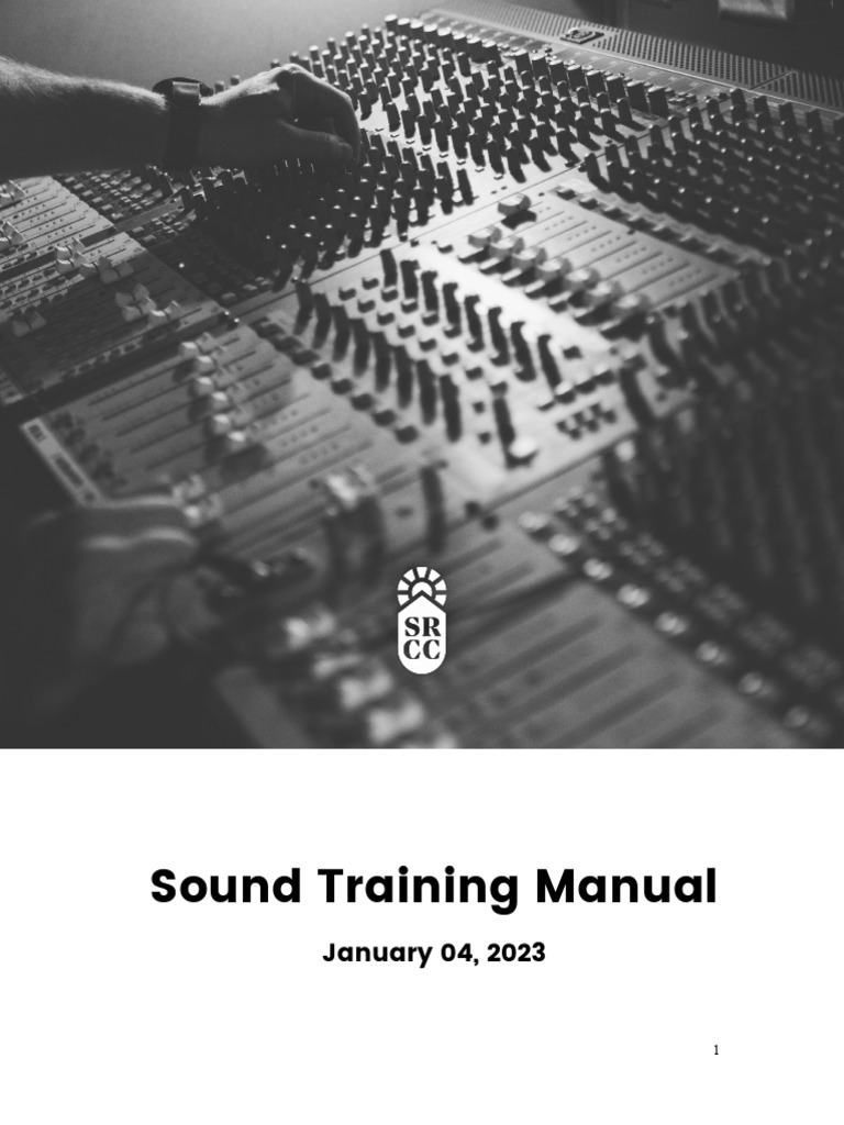 Sound+Training+Manual+ +1.0 | PDF | Microphone | Acoustics