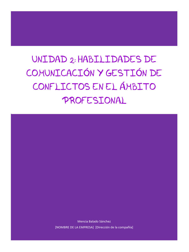 Habilidades de Comunicación y Conflictos | PDF | Mediación | Conflicto ...