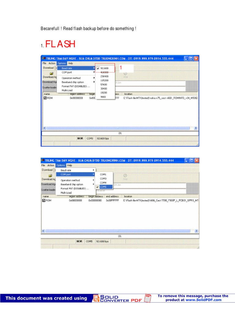 Flash Backup Formatting Guide | PDF | Games & Activities | Technology ...