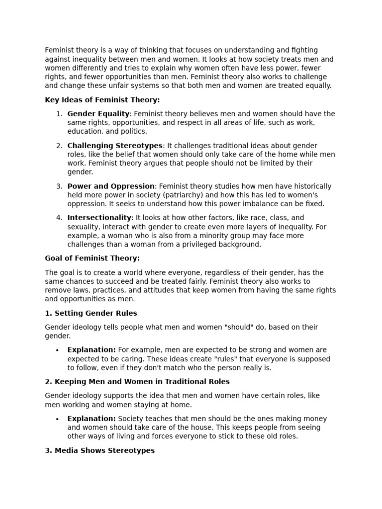 For Second Quarter Feminist | PDF | Feminism | Gender Studies