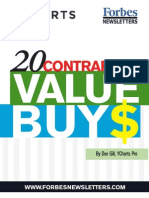 20 Contrarian Value Buy 2011