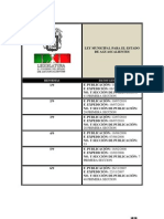 Ley Municipal Para El Estado de Aguascalientes