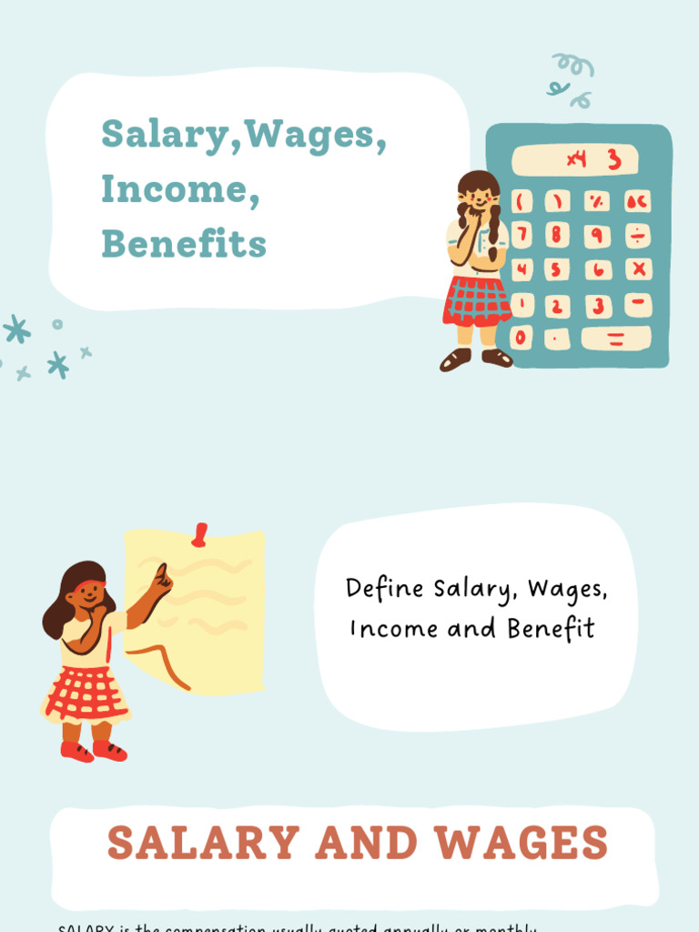 Salary and Income Basics | PDF | Salary | Wage