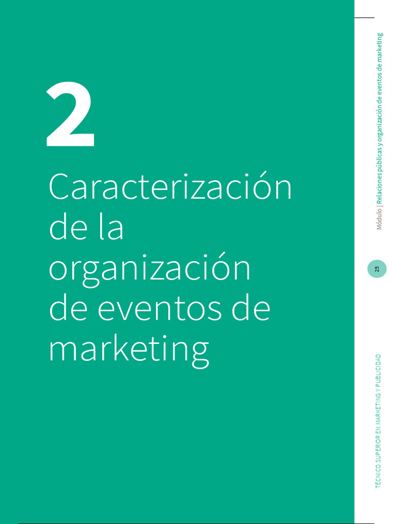 Organización de Eventos de Marketing | PDF | Marketing | Publicidad