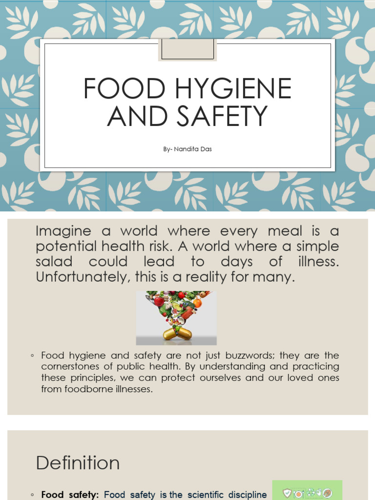 Food Hygiene and Safety - 030040 | PDF | Food Safety | Foodborne Illness