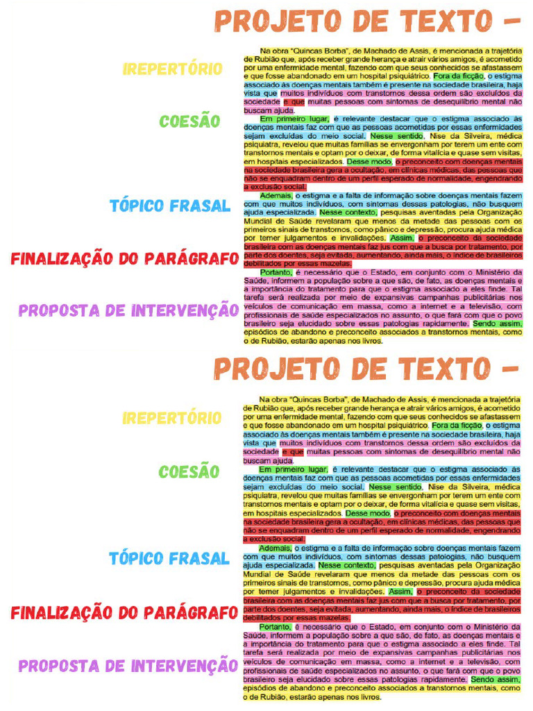 Projeto de Texto | PDF