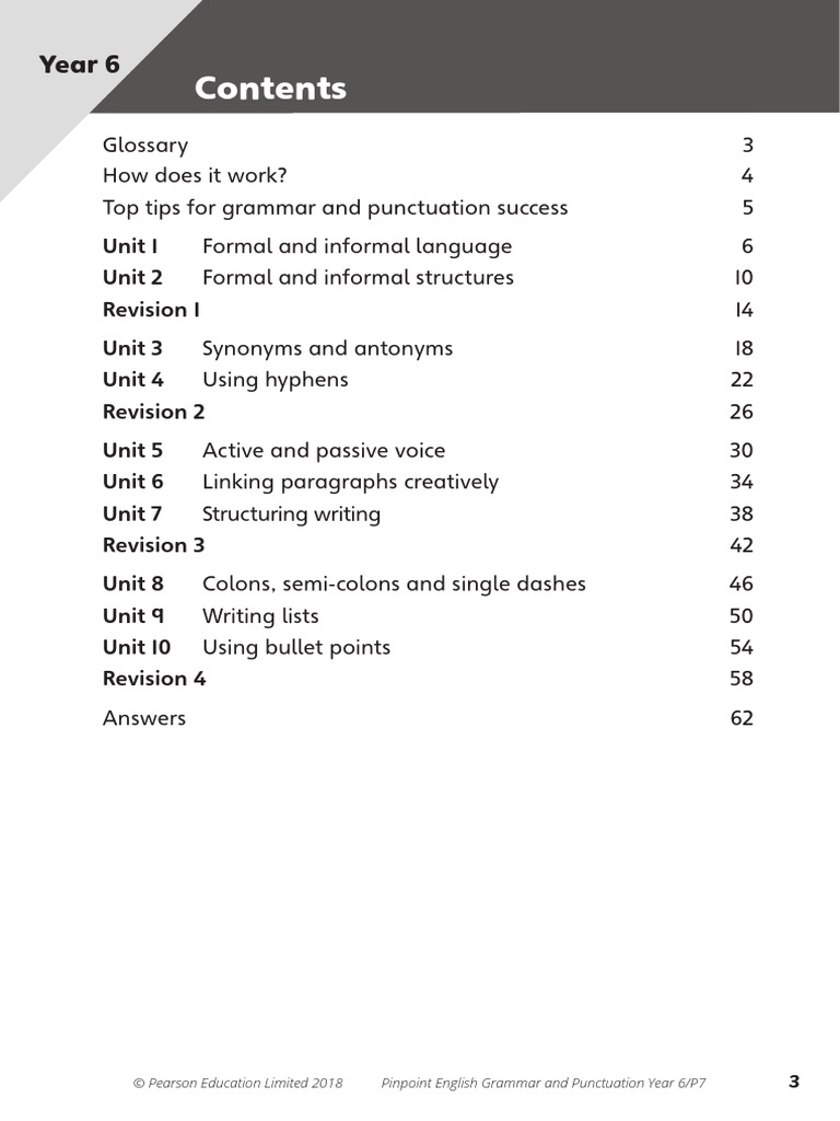 Year 6 Grammar & Punctuation Guide | PDF | English Grammar | Word