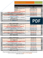 Pacific Oaks Academic Calendar 2012-2013