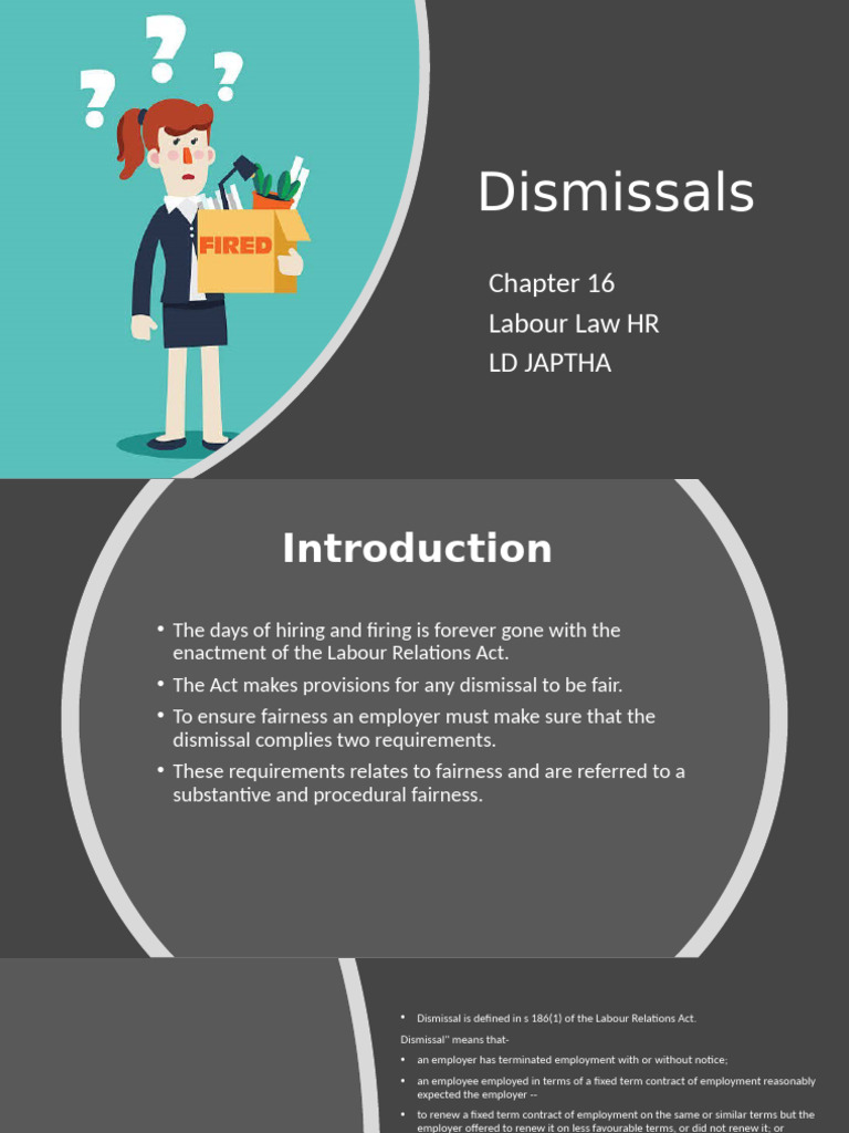Dismissal Fairness in Labour Law | PDF | Employment | Justice