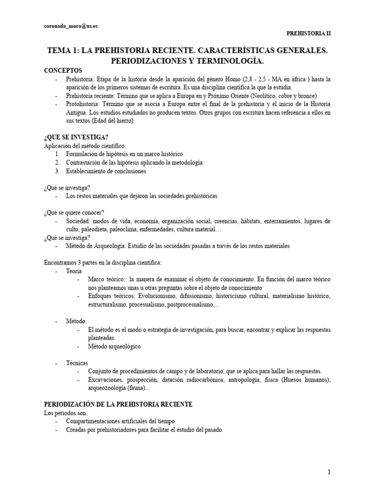 Prehistoria Ii Pdf Era De Hielo Geografía Física