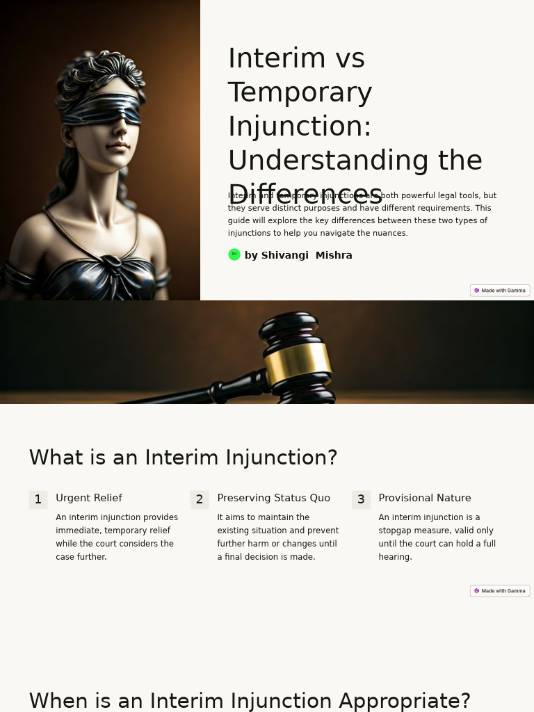 Interim vs temporary injunction understanding the differences pdf