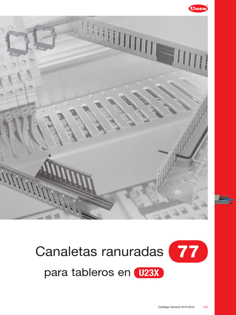 Canaletas Ranuradas 77 U23X | PDF