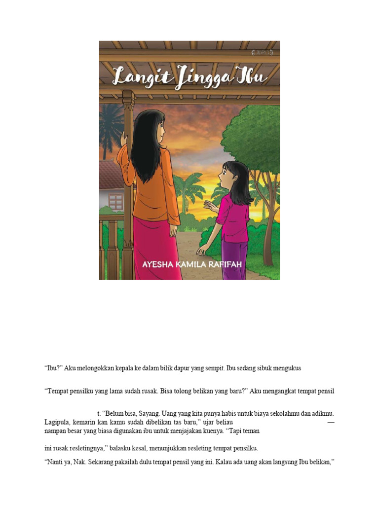 Langit Jingga Ibuf | PDF | Puisi