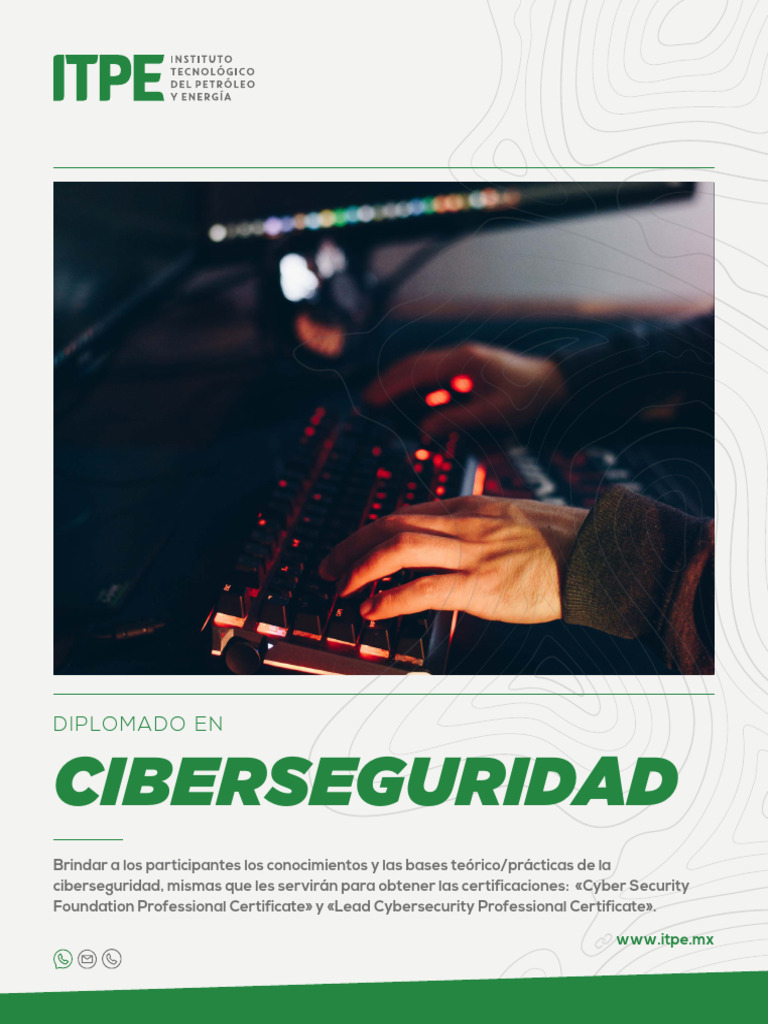 Diplomado en Ciberseguridad ITPE | PDF | La seguridad informática ...