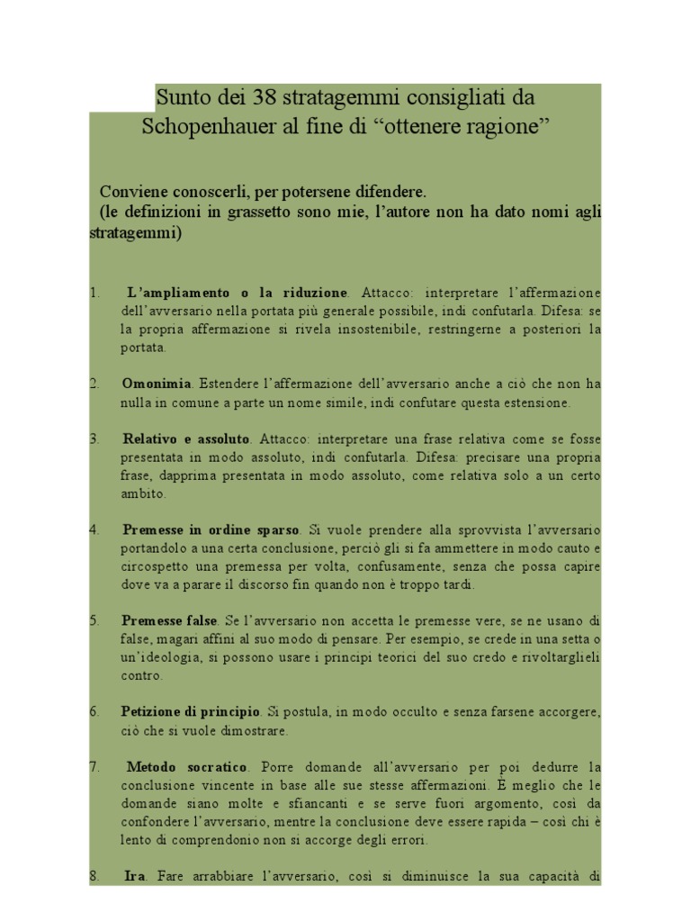 L'Arte Di Avere Ragione PDF