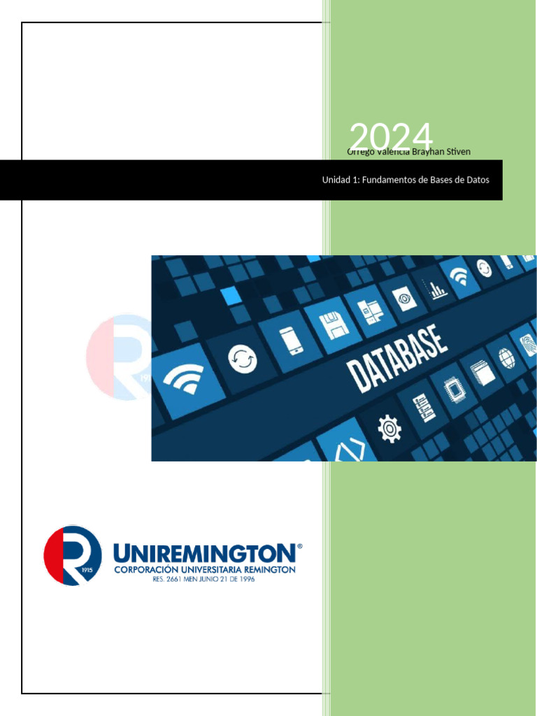 Base De Datos Pdf Bases De Datos Tecnologías De La Información