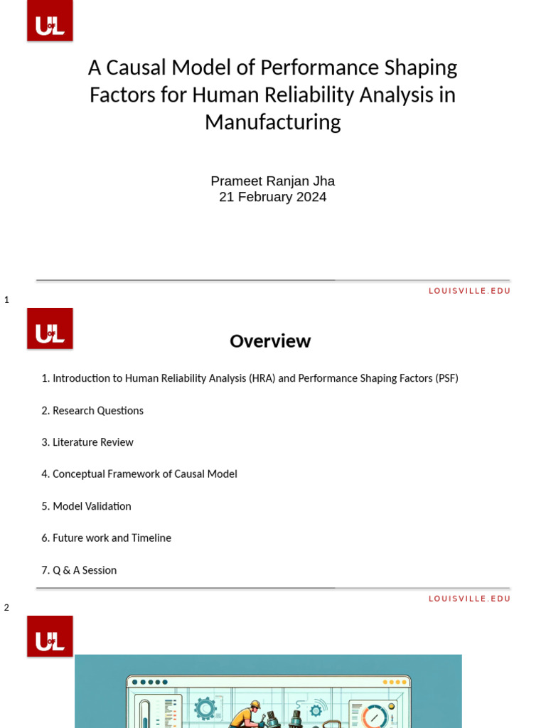 Human Reliability Analysis in Manufacturing | PDF | Conceptual Model ...