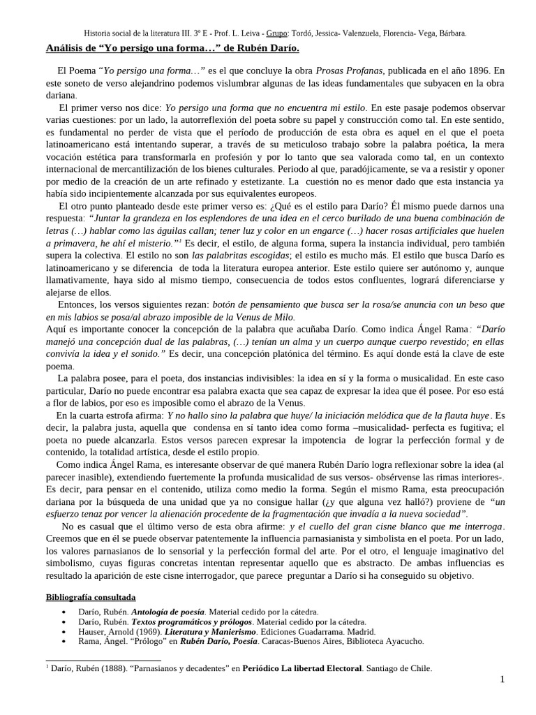 Análisis del poema 