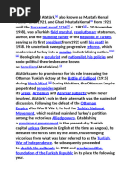 Atatürk's Key Reforms in Turkey | PDF | Mustafa Kemal Atatürk | Turkey