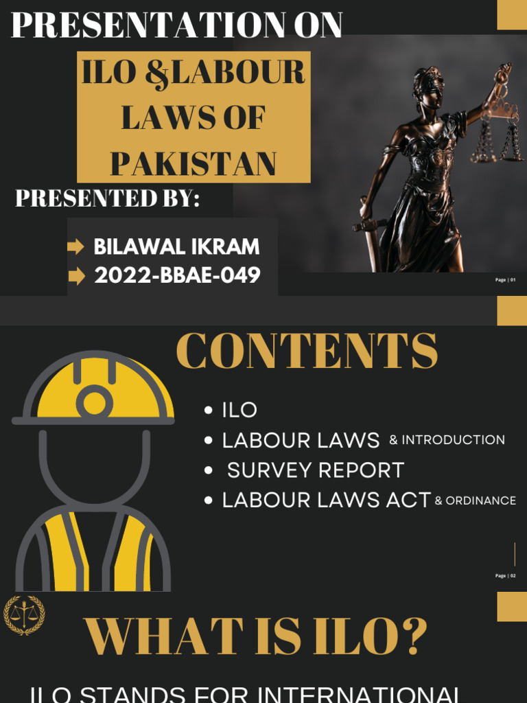Understanding ILO and Pakistan's Labour Laws | PDF | Labour Law ...