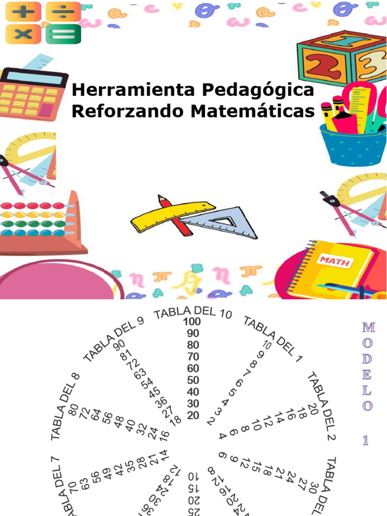 Herramienta pedag gica para las tablas de multiplicar y dividir pdf