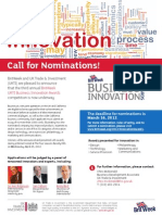 Call For Nominations UKTI Britweek BI Awards 2012