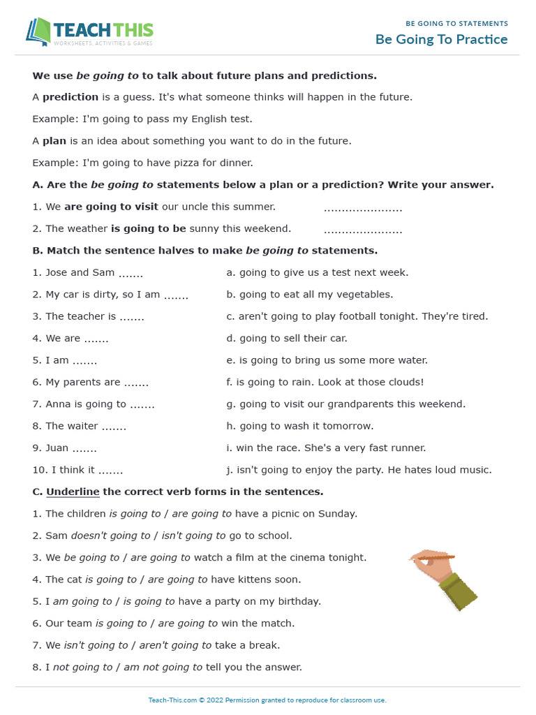 Be Going To Practice - Be-Going-To-Practice | PDF | Language Arts ...
