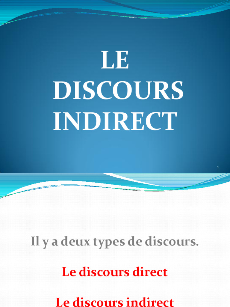 Comprendre le discours indirect | PDF | Clause | Linguistique