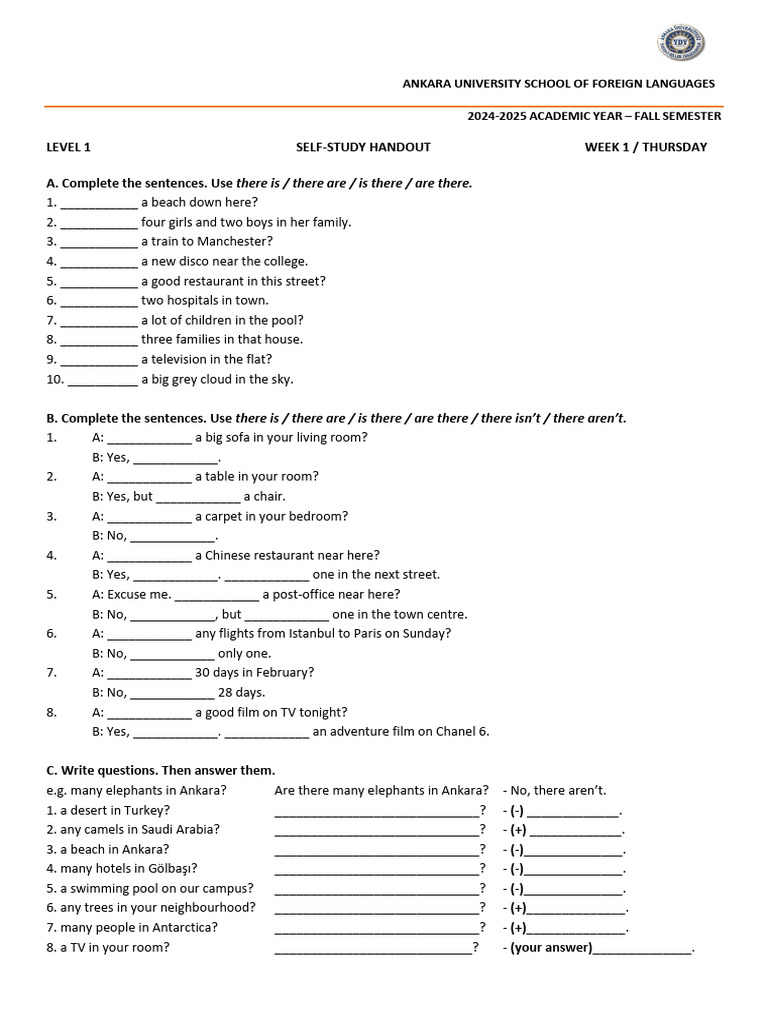 Self-Study Handout - Thursday | PDF | Home & Garden