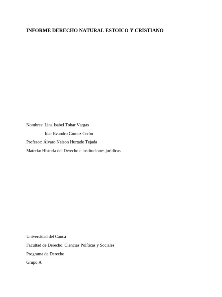 Evolución del Derecho Natural | PDF | La Ley natural | Tomás de Aquino