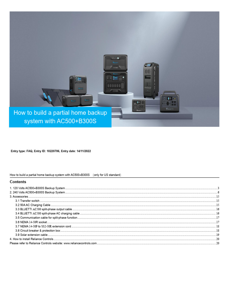 AC500_B300S | PDF | Ac Power Plugs And Sockets | Mains Electricity