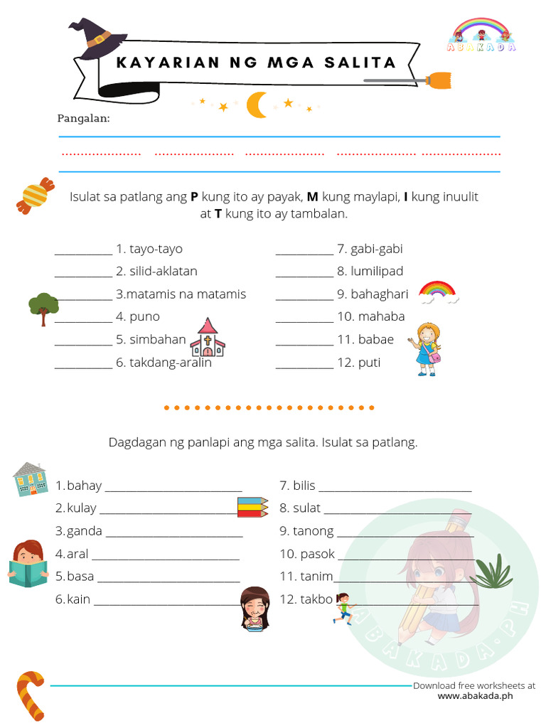 Kayarian NG Mga Salita 2 | PDF