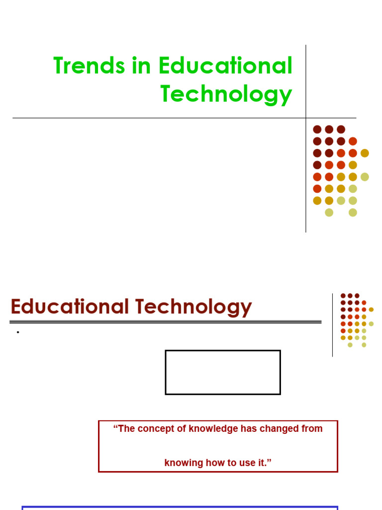 EMERGING TRENDS IN EDUCATIONAL TECHNOLOGY PDF visual data 5