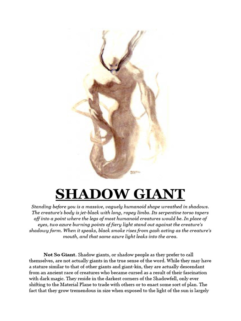SHADOW GIANT | PDF